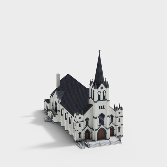 Gothic Cathedral 3D model