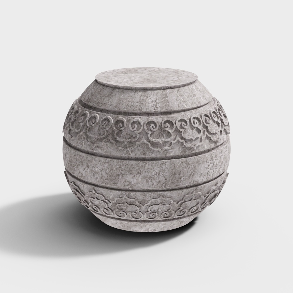 резные каменные колонны