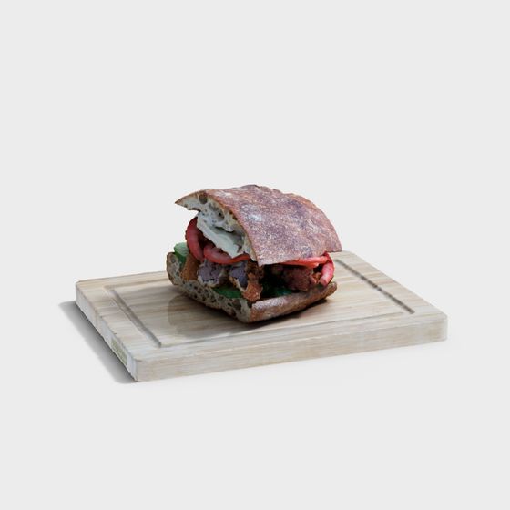 Delicious Sandwich 3D model