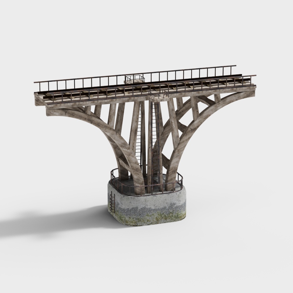 Industrial Heritage Bridge 3D model
