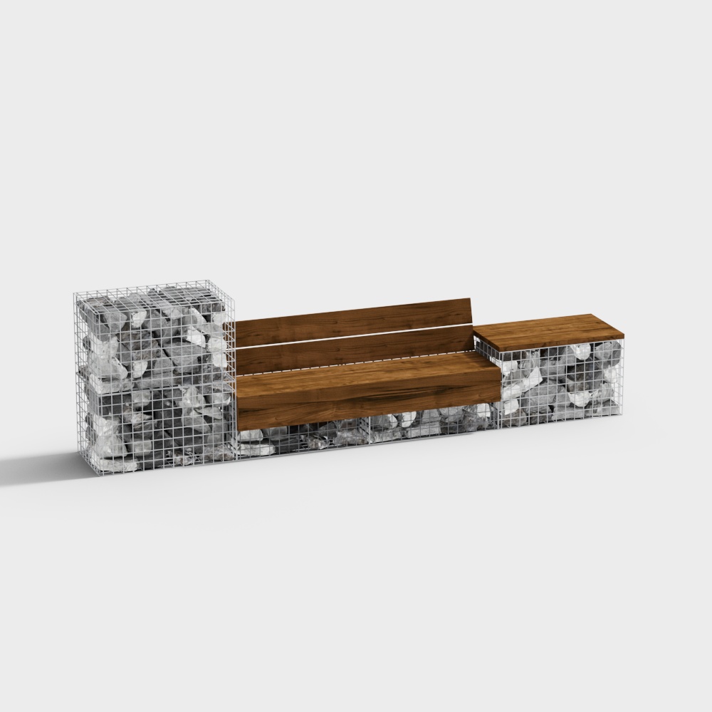 Urban Oasis Bench 3D model