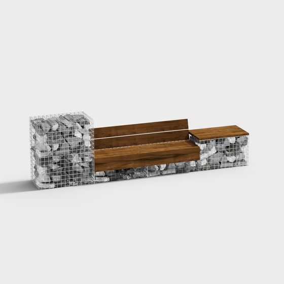 Urban Oasis Bench 3D model