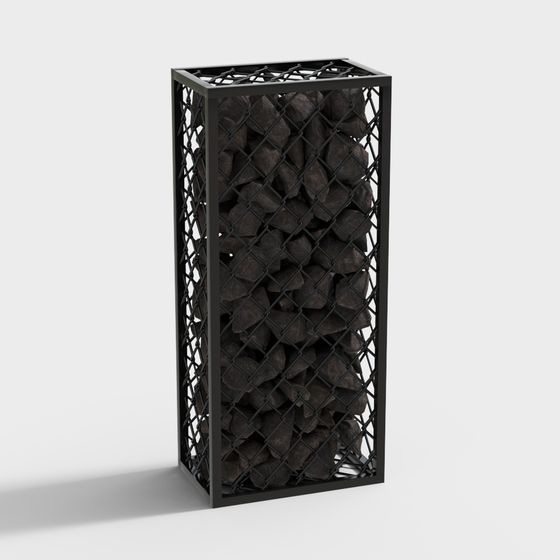 Urban Gabion 3D model for Creative Projects