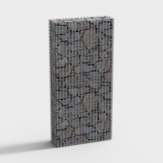 Weathered Wall 3D model with Unique Textures
