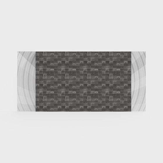 Mosaic Wall 3D Model