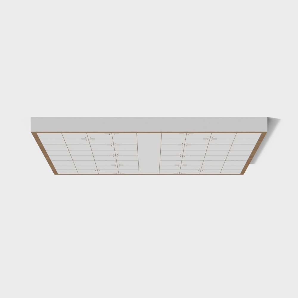 Minimalist Grid Ceiling 3D model