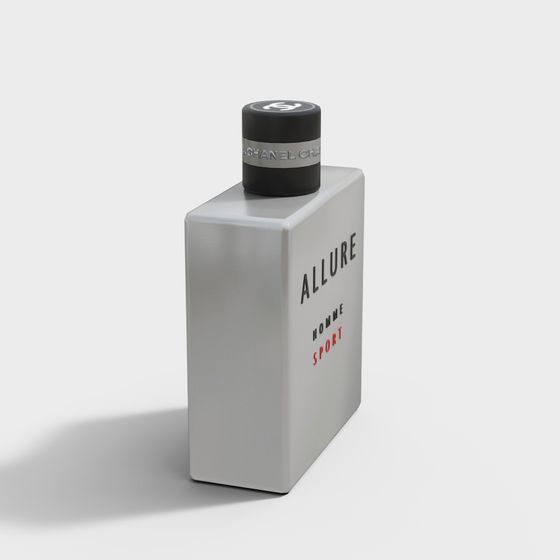 Chanel Allure Homme Sport Perfume Bottle 3D model