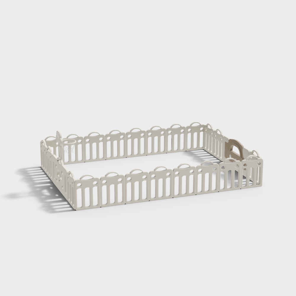 Minimalist Playpen 3D model for Creative Projects