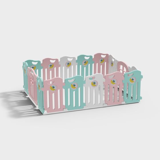 Playtime Paradise Playpen 3D model