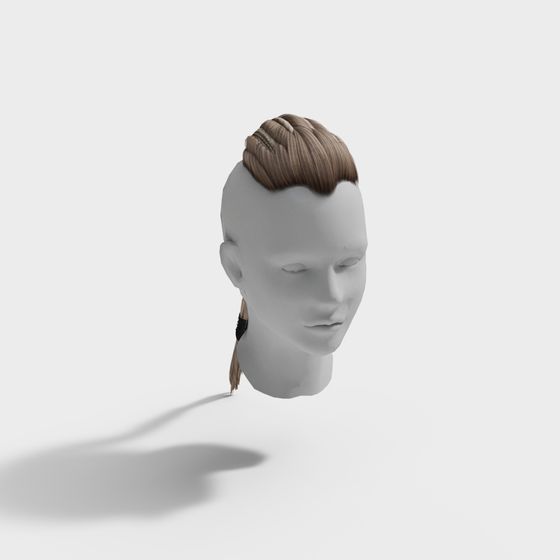 Modern Hairstyle Avatar 3D model
