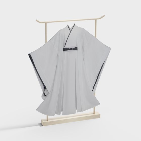 Elegant Kimono 3D model for Creative Projects