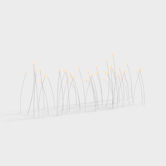 Low Poly Grass Landscape 3D model