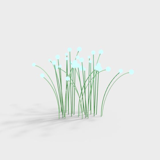 Charming Grass Clump 3D model for Creative Projects