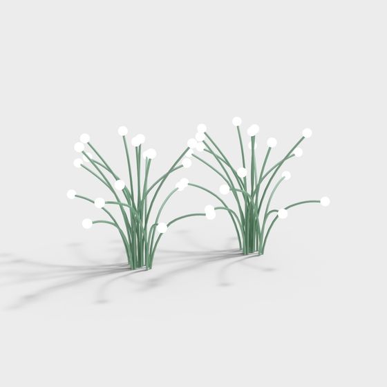 Vibrant Grassland 3D Model