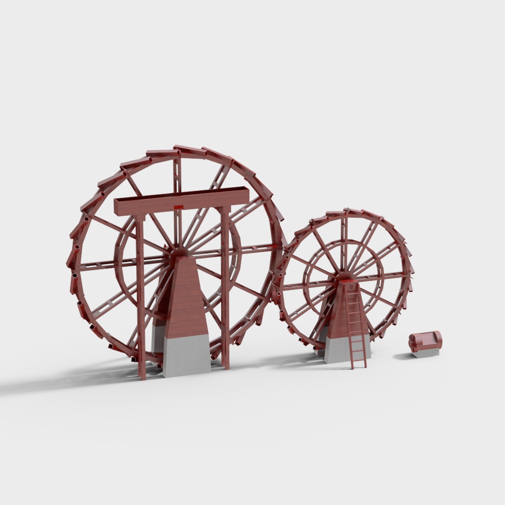 waterwheel landscape