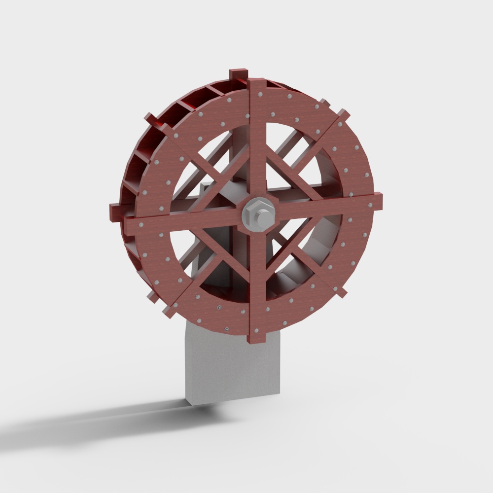 waterwheel landscape