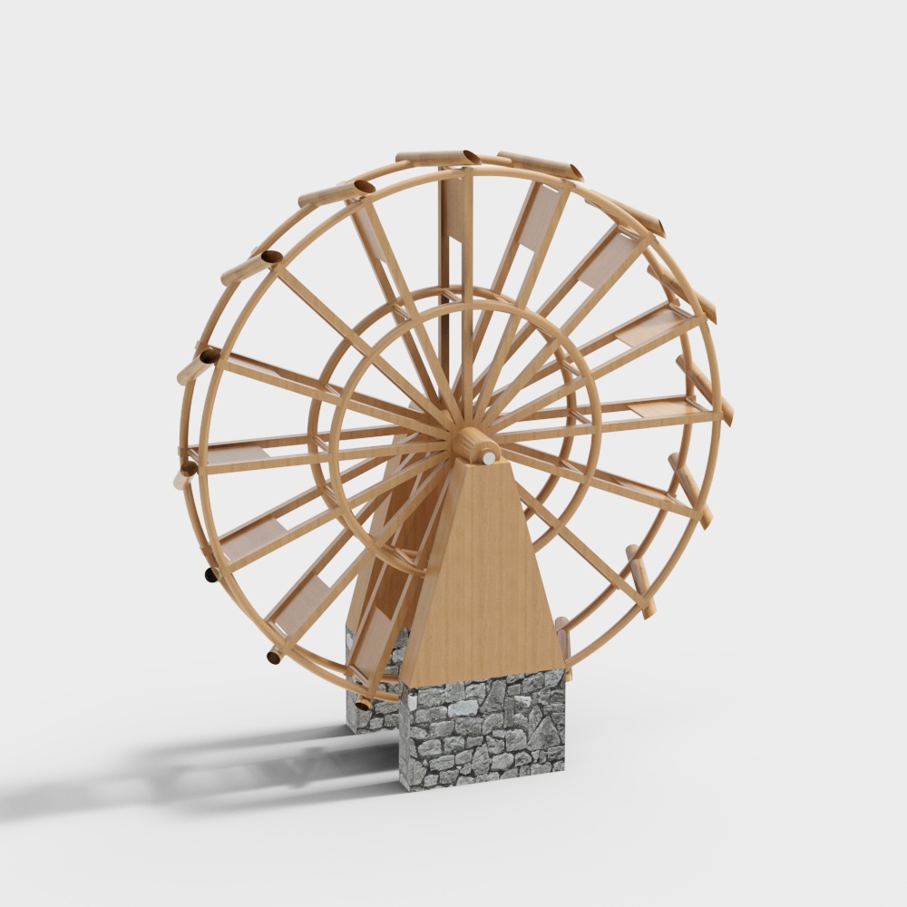 waterwheel landscape