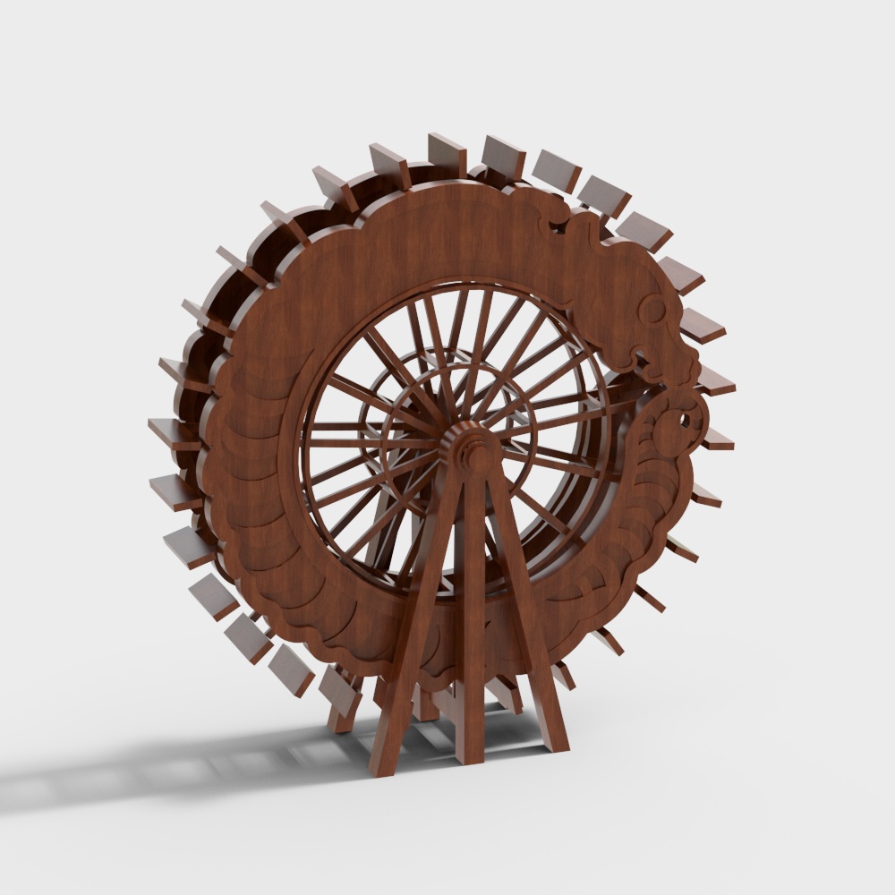 waterwheel landscape