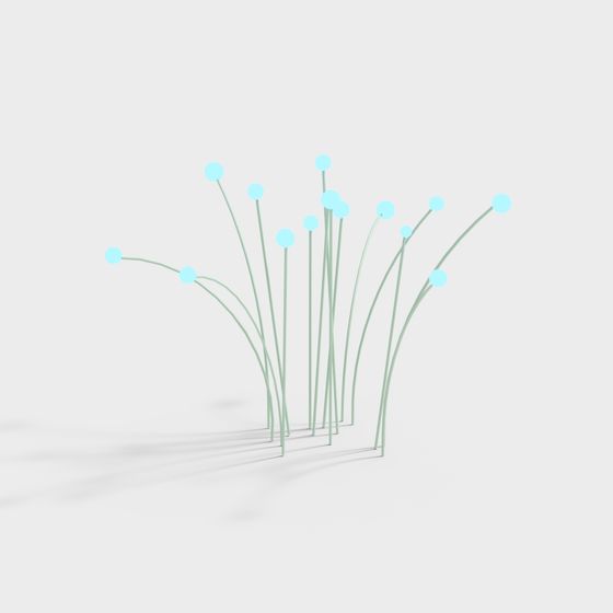 Dreamy Grassland 3D model for Creative Projects