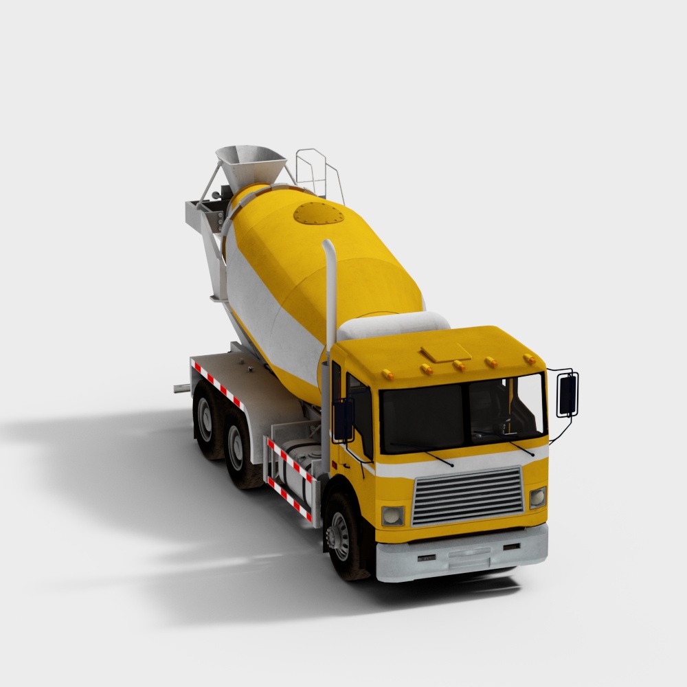 Stylish Concrete Mixer Truck 3D model