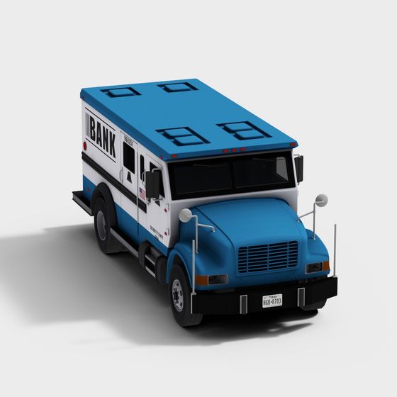Armored Truck 3D model