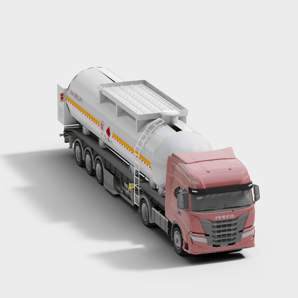 IVECO Fuel Tanker 3D Model