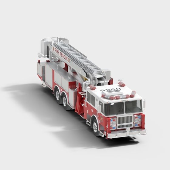 Urban Guardian Fire Truck 3D model for Creative Projects