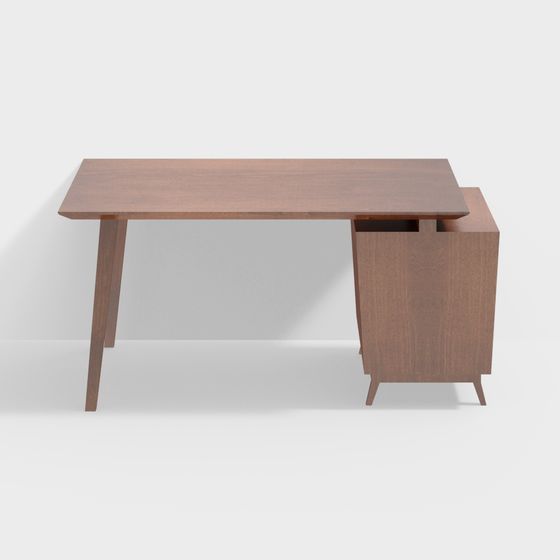 Mid-Century Modern Desk 3D model