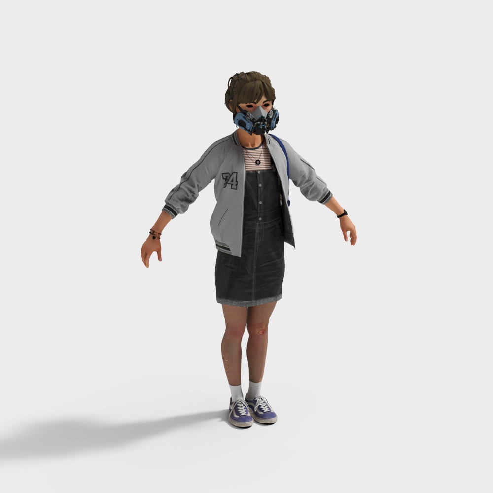 children's clothing model