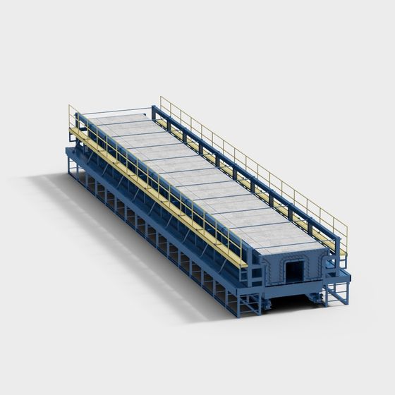 Industrial Platform 3D model for Creative Projects