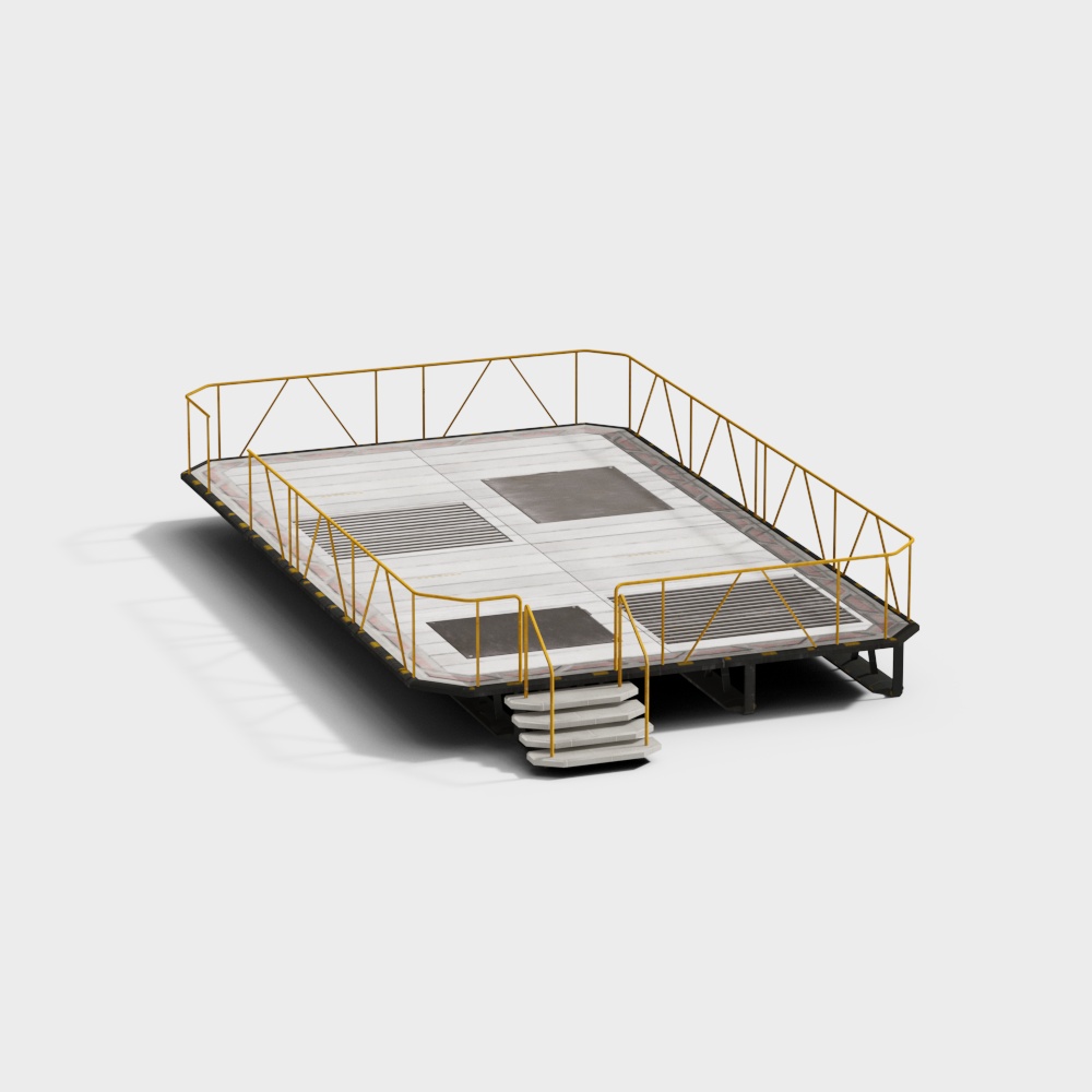 Urban Rooftop 3D model