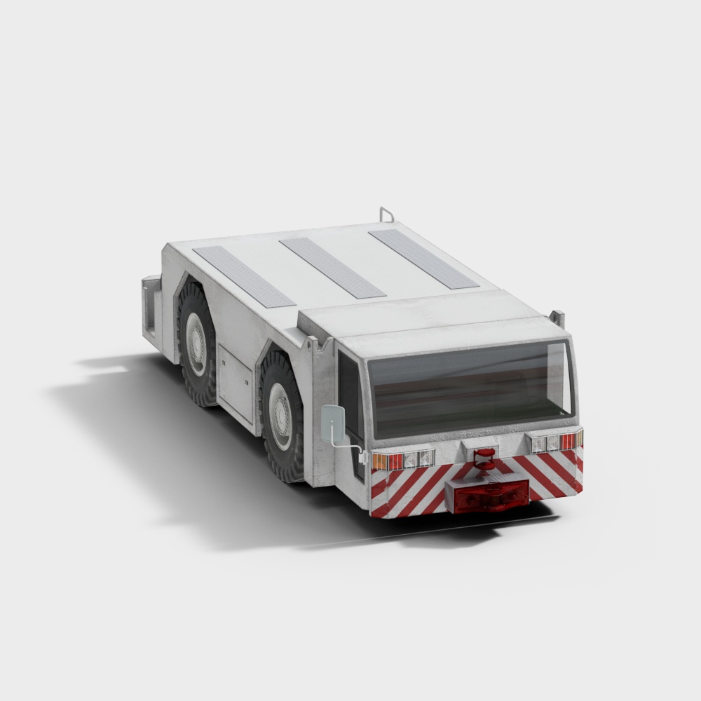 Low Poly Airport Tug 3D model