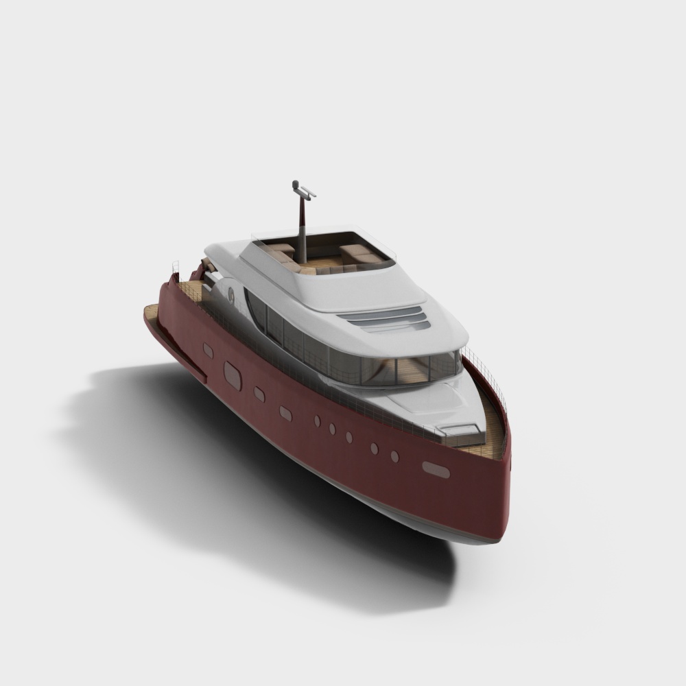 Modern Yacht 'Serenity' 3D model