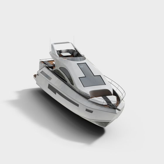 Modern Luxury Yacht 3D model