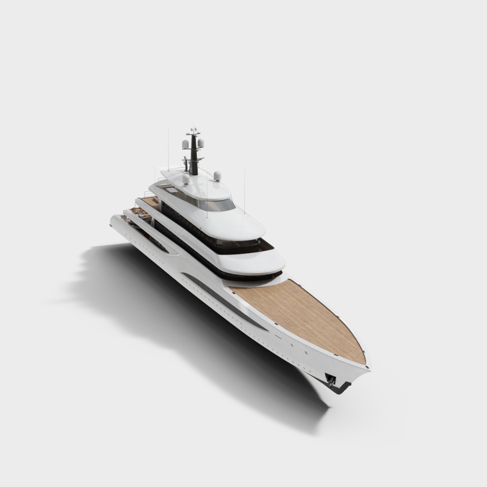 Serenity Modern Yacht 3D model