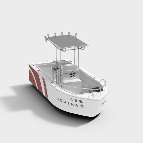 Sea Patrol 3D Model for Creative Projects