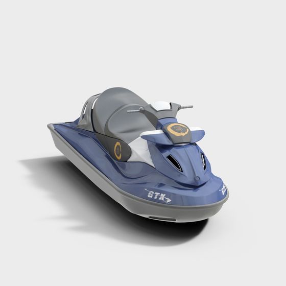 Futuristic GTX Jet Ski 3D model for Creative Projects