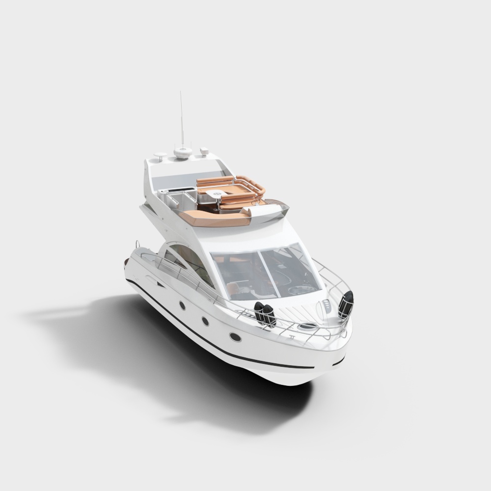 Modern Yacht 3D model for Luxurious Adventures