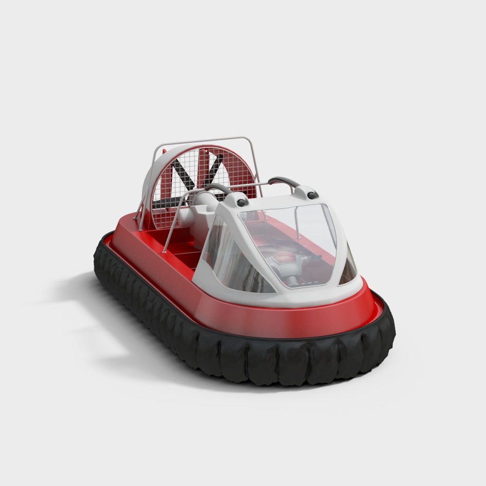 Futuristic Hovercraft 3D model