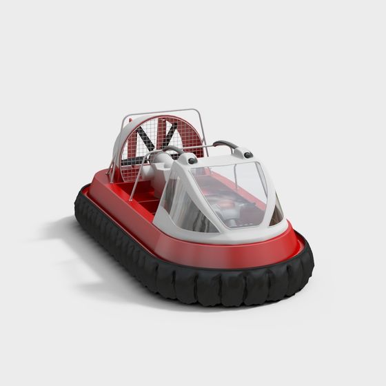 Futuristic Hovercraft 3D model
