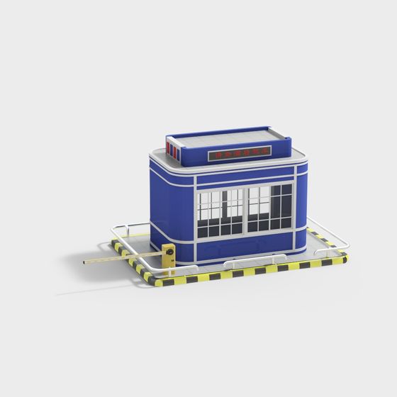 Vibrant City Outpost 3D model
