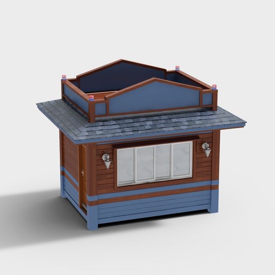 Cozy Cabin 3D model for Creative Projects
