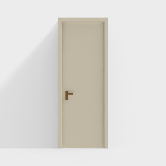 Cửa đơn châu Âu đơn giản