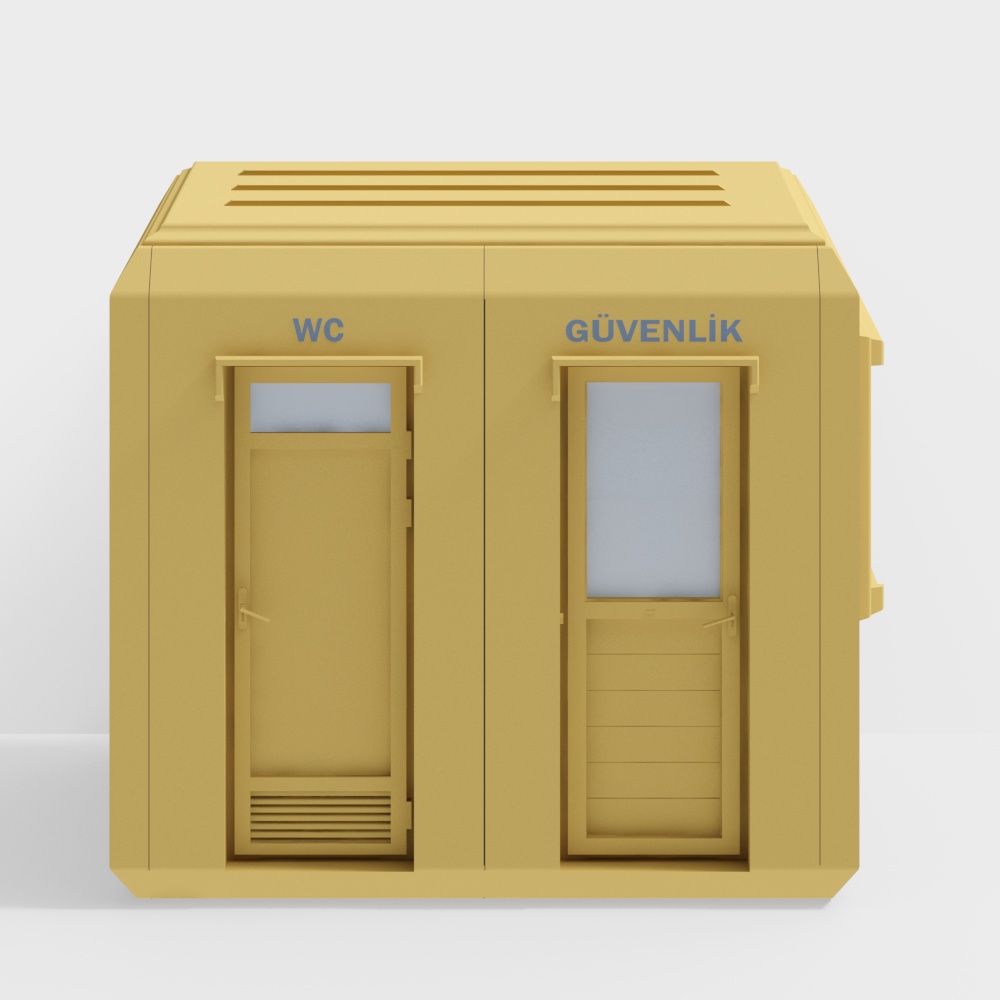 Outdoor portable public toilet