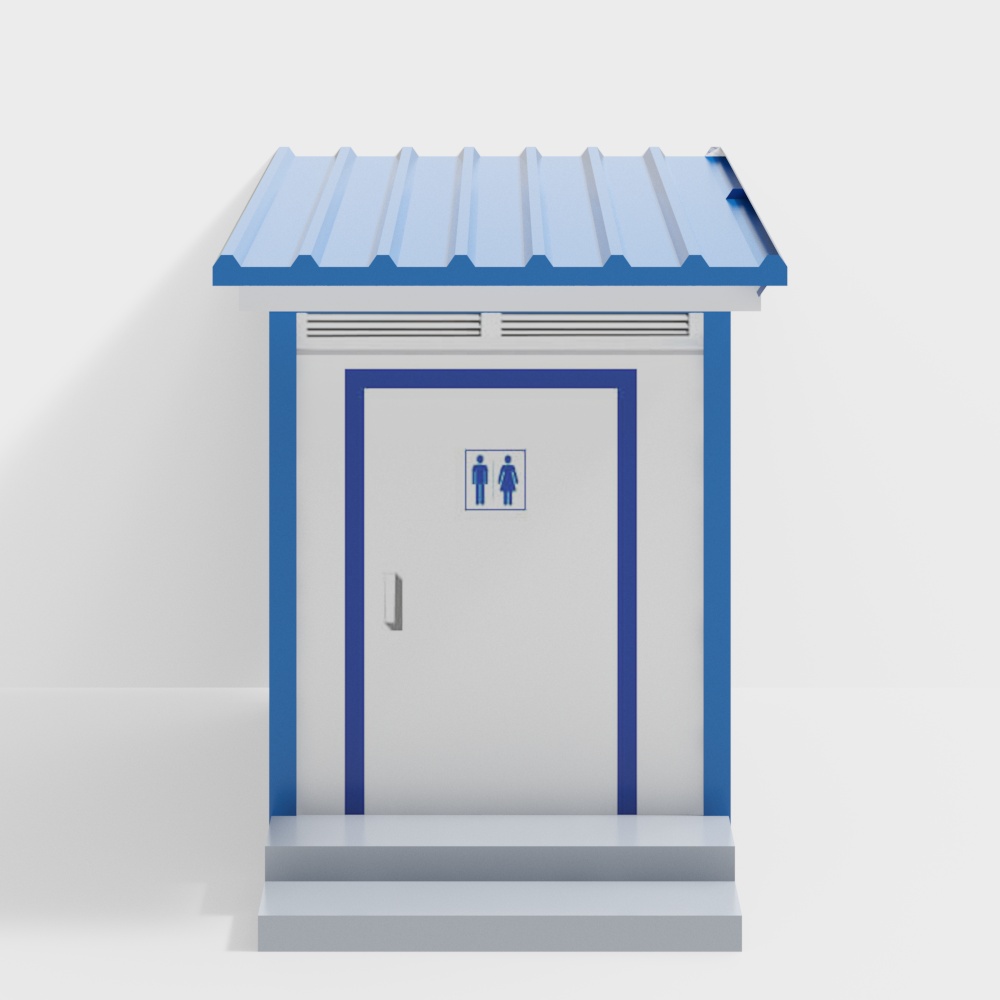Minimalist Portable Toilet 3D model