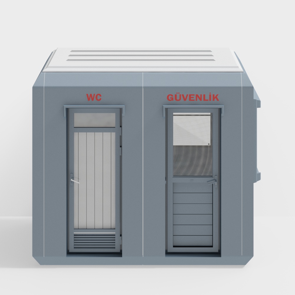 Outdoor portable public toilet