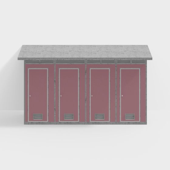 Urban Storage Cabinet 3D model