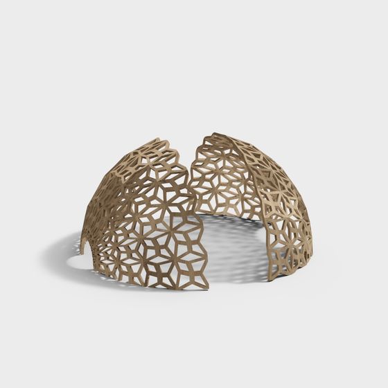 Lattice Arch 3D model for Creative Projects