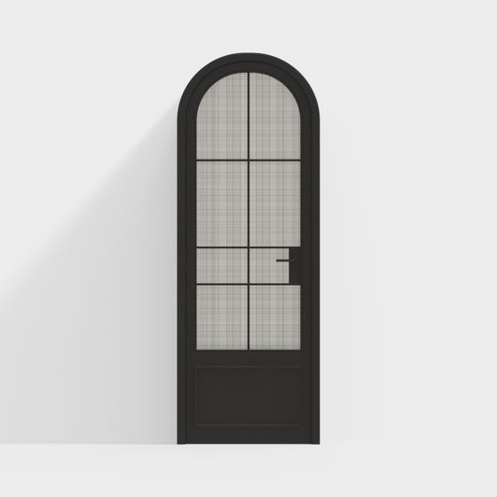 Elegant Arch Door 3D model for Modern Design