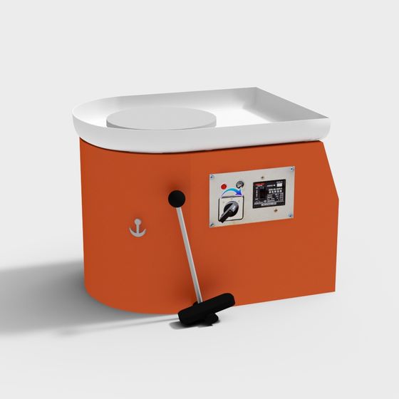 Artistic Pottery Wheel 3D Model